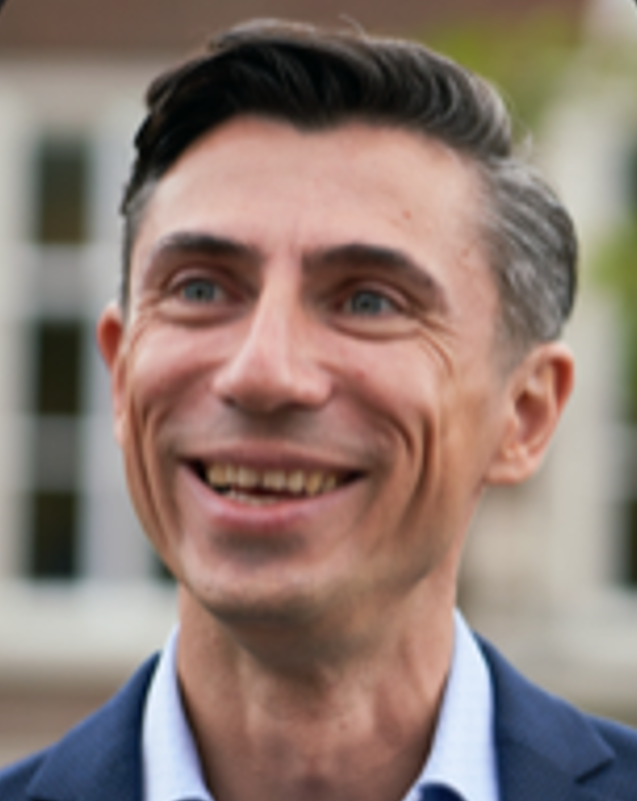 Guy with smile on his face